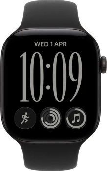 Apple Watch 12 42mm Black Sport Band M/L