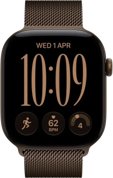 Apple Watch 12 46mm Dark Bronze Milanese Loop S/M