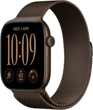 Apple Watch 12 46mm Dark Bronze Milanese Loop S/M
