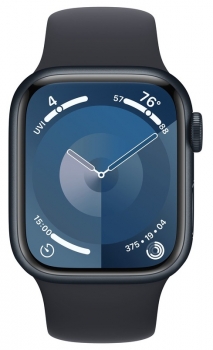 Apple Watch 9 41mm Midnight Sport Band S/M