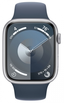 Apple Watch 9 41mm Silver Sport Band M/L