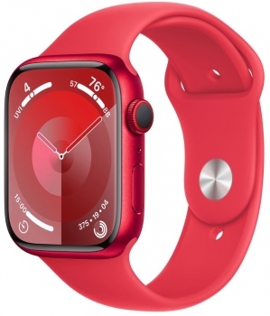 Apple Watch 9 45mm Red Sport Band M/L