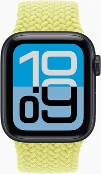 Apple Watch SE 3 40mm Midnight Neon Yellow Sport Loop