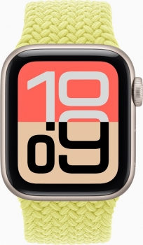 Apple Watch SE 3 40mm Starlight Neon Yellow Sport Loop