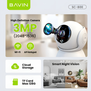 Bavin Home Smart Wi-Fi Camera 3MP