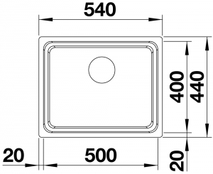 Blanco Etagon 500-U White