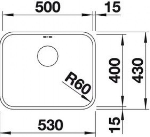 Blanco Supra 500-U
