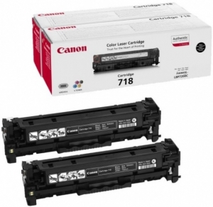 Canon 718 set 2pcs Black Canon 718 set 2pcs Black
