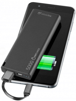 Cellularline 5000mAh Black slim