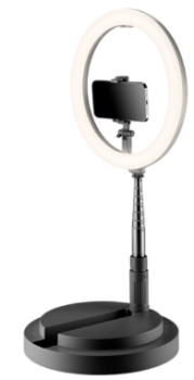 Cellularline Selfie Ring Foldable Compact 12 Cellularline Selfie Ring Foldable Compact 12