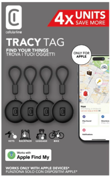 Cellularline Tracy Tag Dual MultiPack Black Cellularline Tracy Tag Dual MultiPack Black