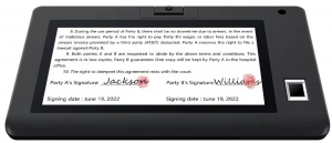 Digital Signature Pad