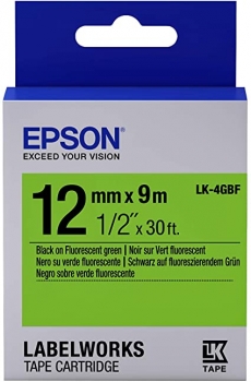 Epson LK4GBF Black/Green