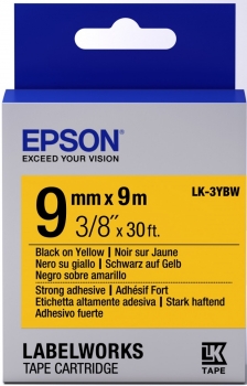 Epson LK-3YBW Black/Yellow