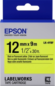 Epson LK-4YBF Black/Yellow