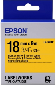 Epson LK5YBP Black/Yellow