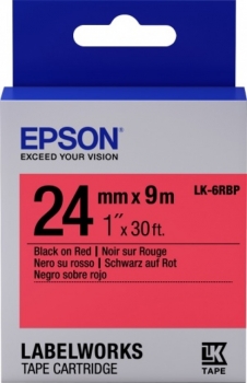 Epson LK6RBP Black/Red