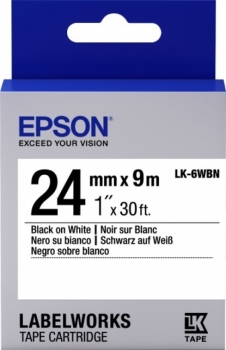 Epson LK6WBN Black/White