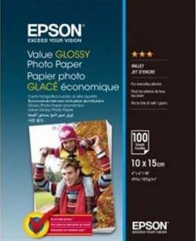 Epson Value Glossy Photo Paper 4R 100p