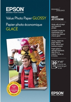 Epson Value Glossy Photo Paper A4 20p