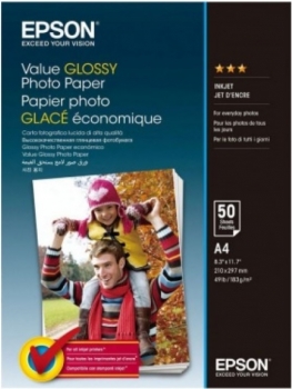 Epson Value Glossy Photo Paper A4 50p