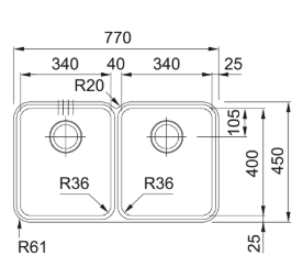 Franke Aton ANX 120-34-34