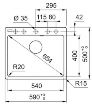 Franke Maris MRG 610-54 Avena