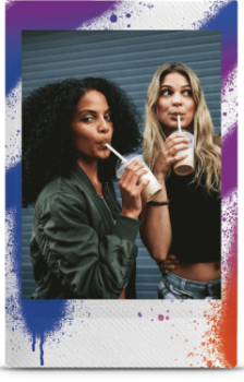Fujifilm Instax Mini Instant Film Spray Art Fujifilm Instax Mini Instant Film Spray Art