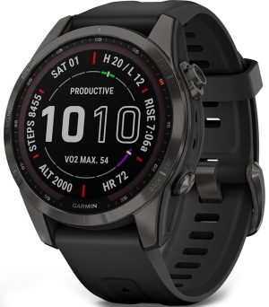 Garmin Fenix 7S Sapphire Solar Carbon Gray Garmin Fenix 7S Sapphire Solar Carbon Gray