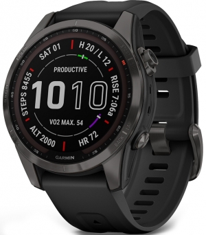 Garmin Fenix 7S Sapphire Solar Carbon Gray