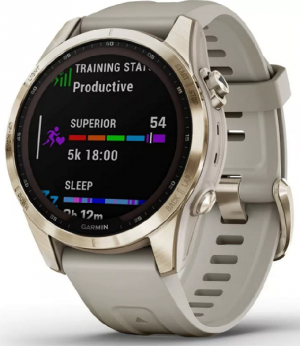 Garmin Fenix 7S Sapphire Solar Cream Gold Garmin Fenix 7S Sapphire Solar Cream Gold
