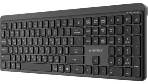 Gembird KB-WPS-03-CYRL Black