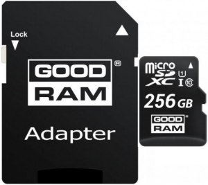 Goodram 256GB MicroSD Card + SD Adapter Goodram 256GB MicroSD Card + SD Adapter