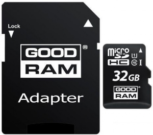 Goodram 32GB MicroSD Card + SD Adapter