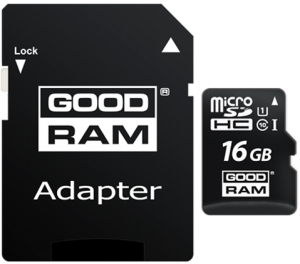 Goodram 16GB MicroSD Card + SD Adapter Goodram 16GB MicroSD Card + SD Adapter
