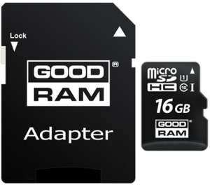 Goodram 16GB MicroSD Card + SD Adapter