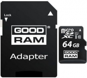 Goodram 64GB MicroSD Card + SD Adapter