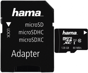 Hama 128GB MicroSD Card + SD Adapter Hama 128GB MicroSD Card + SD Adapter
