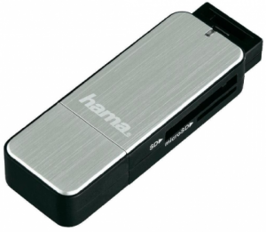 Hama USB 3.0 Card Reader Silver Hama USB 3.0 Card Reader Silver