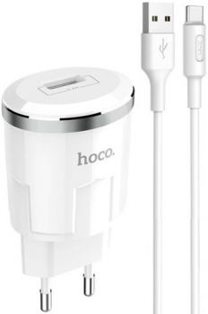 Hoco C37A + Type-C Cable White