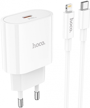Hoco C94A + Lightning Cable White Hoco C94A + Lightning Cable White