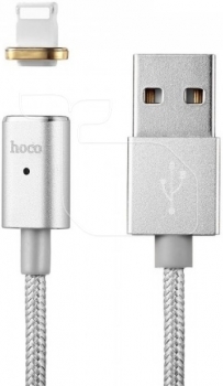 Hoco Magnetic Lightning Cable U16 Silver
