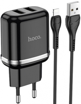 Hoco N4 + Lighting Cable Black Hoco N4 + Lighting Cable Black