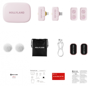 Hollyland Lark A1 Combo Pink