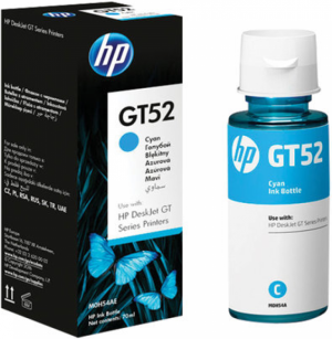 HP GT52 Cyan Original Ink Bottle