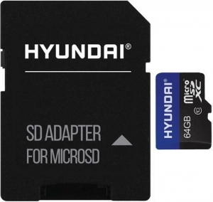 Hyundai 64GB MicroSD Card + SD Adapter