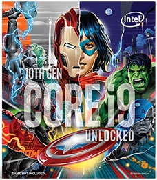 Intel Core i9-10900KA Marvel's Avengers Limited Edition Intel Core i9-10900KA Marvel's Avengers Limited Edition