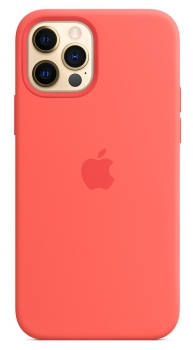 Husa pentru iPhone 12 Pro Max Apple Silicone Pink Citrus