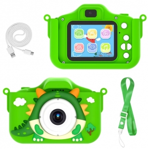 Kids Camera Crocodile Green