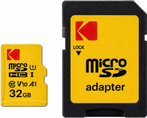 Kodak 32GB MicroSD Card + Adapter Kodak 32GB MicroSD Card + Adapter